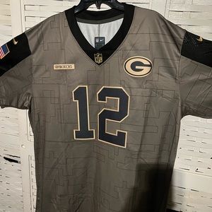 Aaron Rodgers Green Bay Packers military Men's Jersey SIZE XXL